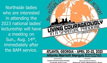 2023 National Ladies Lectureship Interest Meeting